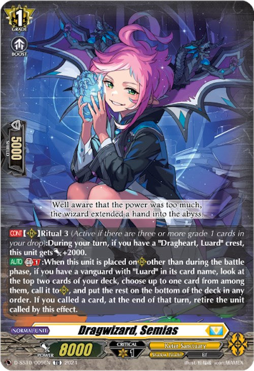 Dragwizard, Semias (D-SS10/009EN) [Stride Deckset -Luard-] - PokeCharles PokeStore