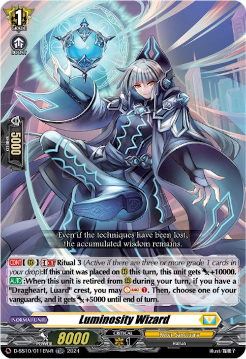 Luminosity Wizard (TDR) (D-SS10/011EN-R) [Stride Deckset -Luard-] - PokeCharles PokeStore
