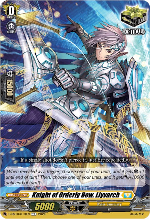 Knight of Orderly Bow, Llyvarch (D-SS10/013EN) [Stride Deckset -Luard-] - PokeCharles PokeStore