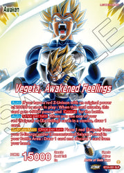 Vegeta // Vegeta, Awakened Feelings (SLR) (BT24-001) [Beyond Generations] - PokeCharles PokeStore