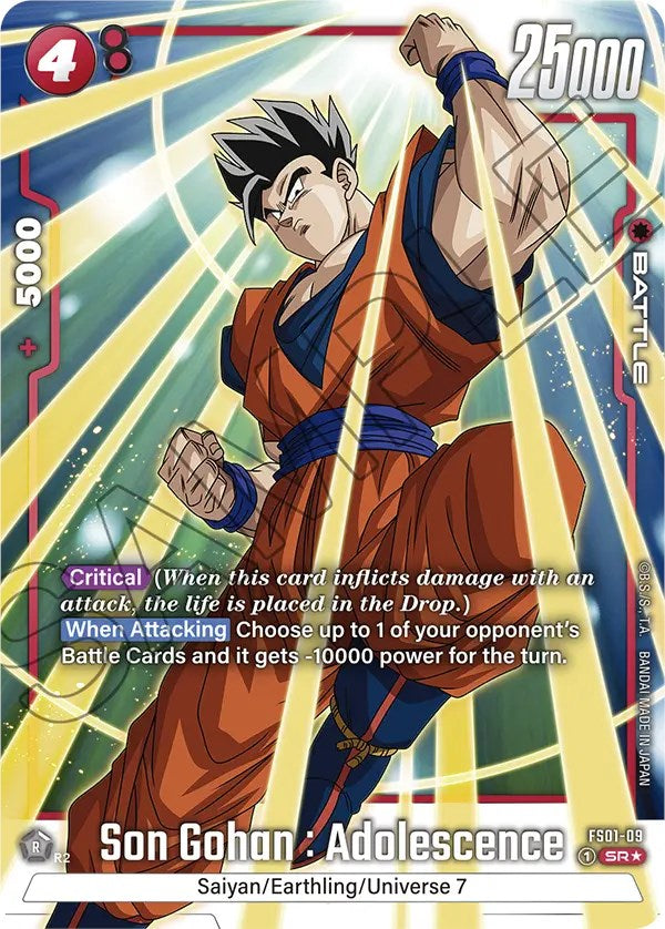 Son Gohan : Adolescence (Bonus Pack Alternate Art) [Starter Deck: Son Goku] - PokeCharles PokeStore