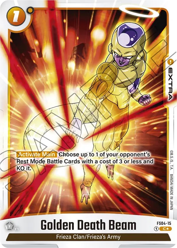 Golden Death Beam (Bonus Pack Alternate Art) [Starter Deck: Frieza] - PokeCharles PokeStore