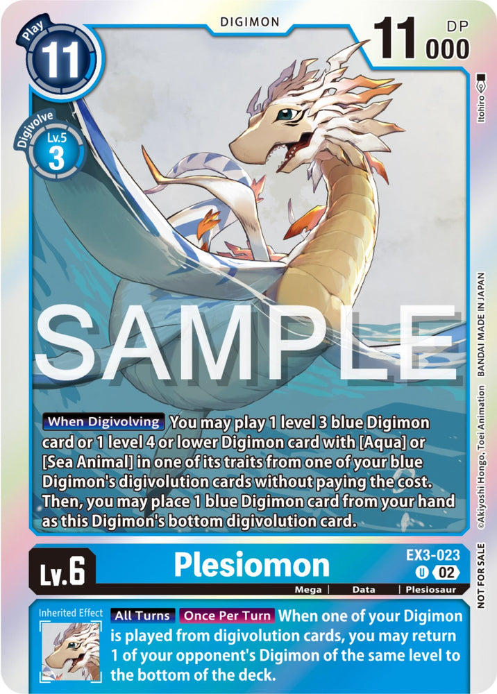 Plesiomon [EX3-023] (Event Pack 6) [Draconic Roar Promos] - PokeCharles PokeStore