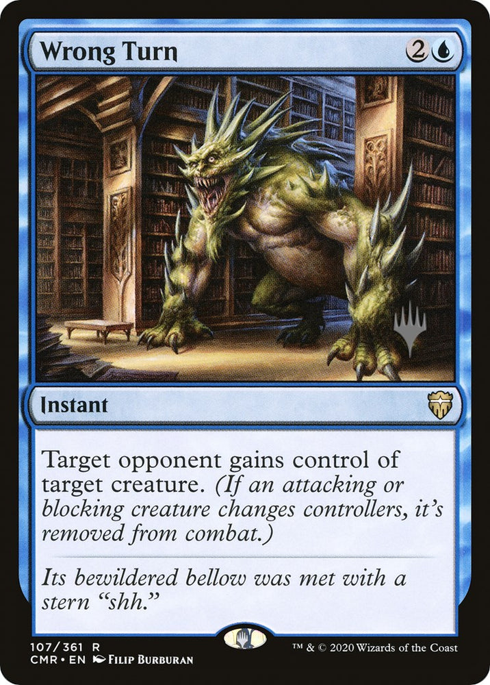 Wrong Turn (Promo Pack) [Murders at Karlov Manor Promos] - PokeCharles PokeStore
