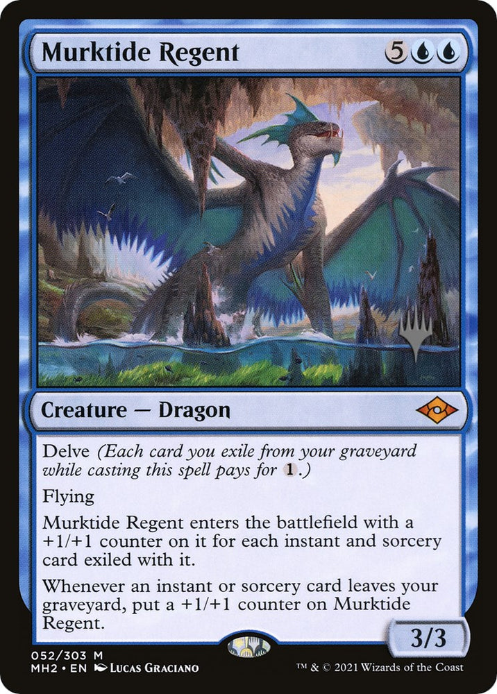 Murktide Regent (Promo Pack) [Murders at Karlov Manor Promos] - PokeCharles PokeStore