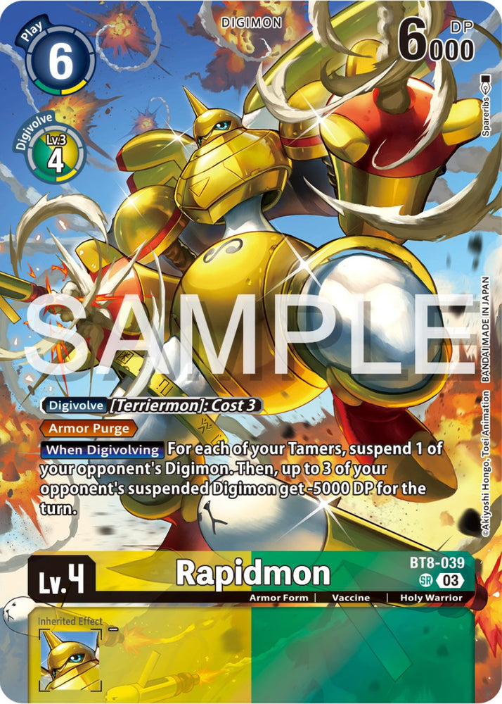 Rapidmon [BT8-039] (Reprint) [Starter Deck: Double Typhoon Advanced Deck Set] - PokeCharles PokeStore