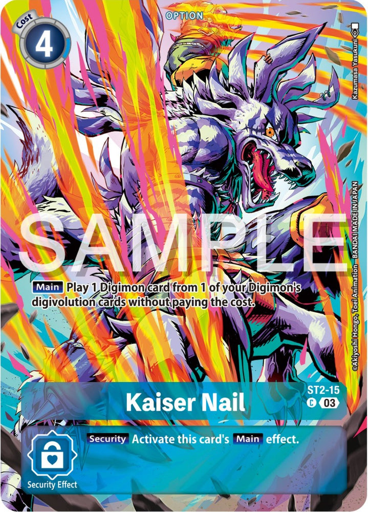 Kaiser Nail [ST2-15] (Reprint) [Starter Deck: Double Typhoon Advanced Deck Set] - PokeCharles PokeStore