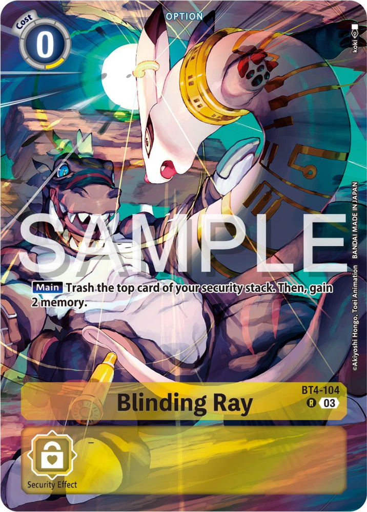 Blinding Ray [BT4-104] (Reprint) [Starter Deck: Double Typhoon Advanced Deck Set] - PokeCharles PokeStore