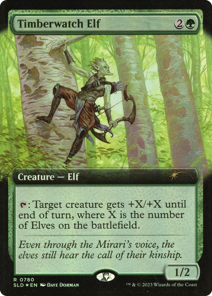 Timberwatch Elf (Extended Art) [Secret Lair Drop Series] - PokeCharles PokeStore