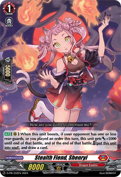 Stealth Fiend, Shenryi (D-PR/333EN) [D Promo Cards] - PokeCharles PokeStore