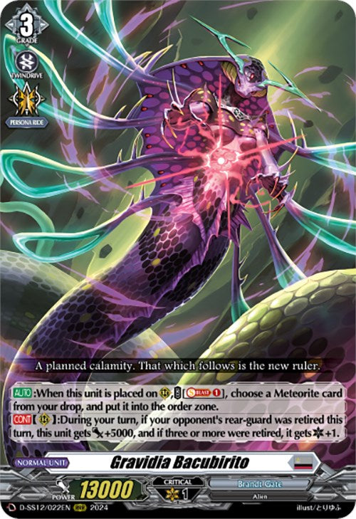 Gravidia Bacubirito (D-SS12/022EN) [Triple Drive] - PokeCharles PokeStore