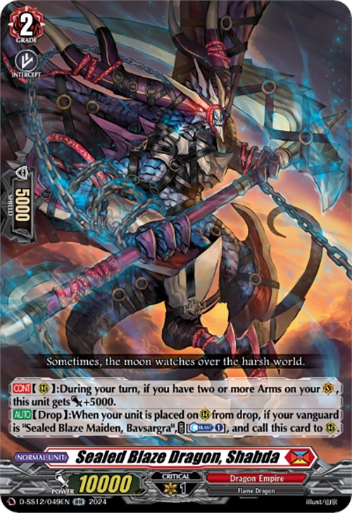 Sealed Blaze Dragon, Shabda (D-SS12/049EN) [Triple Drive] - PokeCharles PokeStore