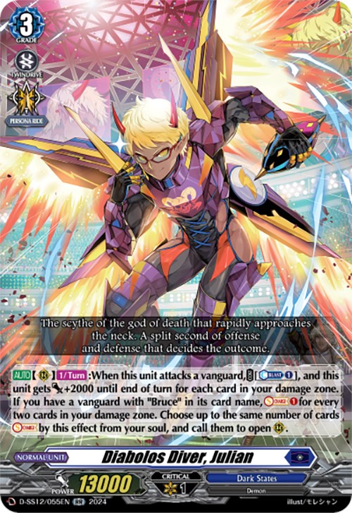Diabolos Diver, Julian (D-SS12/055EN) [Triple Drive] - PokeCharles PokeStore