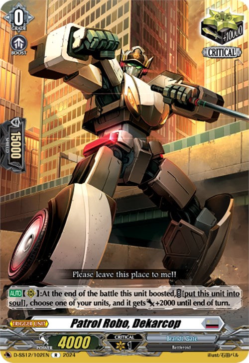 Patrol Robo, Dekarcop (D-SS12/102EN) [Triple Drive] - PokeCharles PokeStore