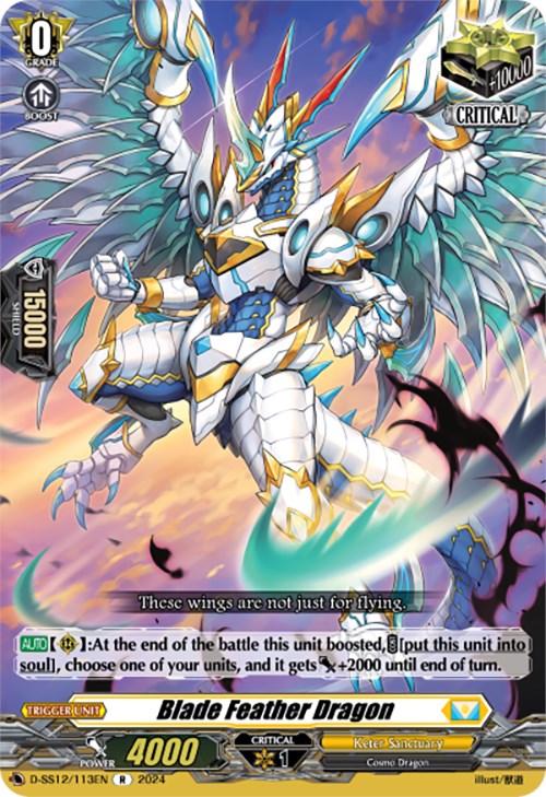 Blade Feather Dragon (D-SS12/113EN) [Triple Drive] - PokeCharles PokeStore