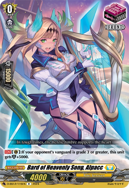 Bard of Heavenly Song, Alpacc (D-SS12/115EN) [Triple Drive] - PokeCharles PokeStore