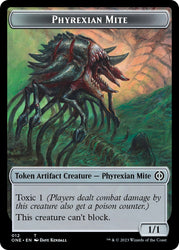 Phyrexian Mite (012) // Phyrexian Beast Double-Sided Token [Phyrexia: All Will Be One Tokens] - PokeCharles PokeStore