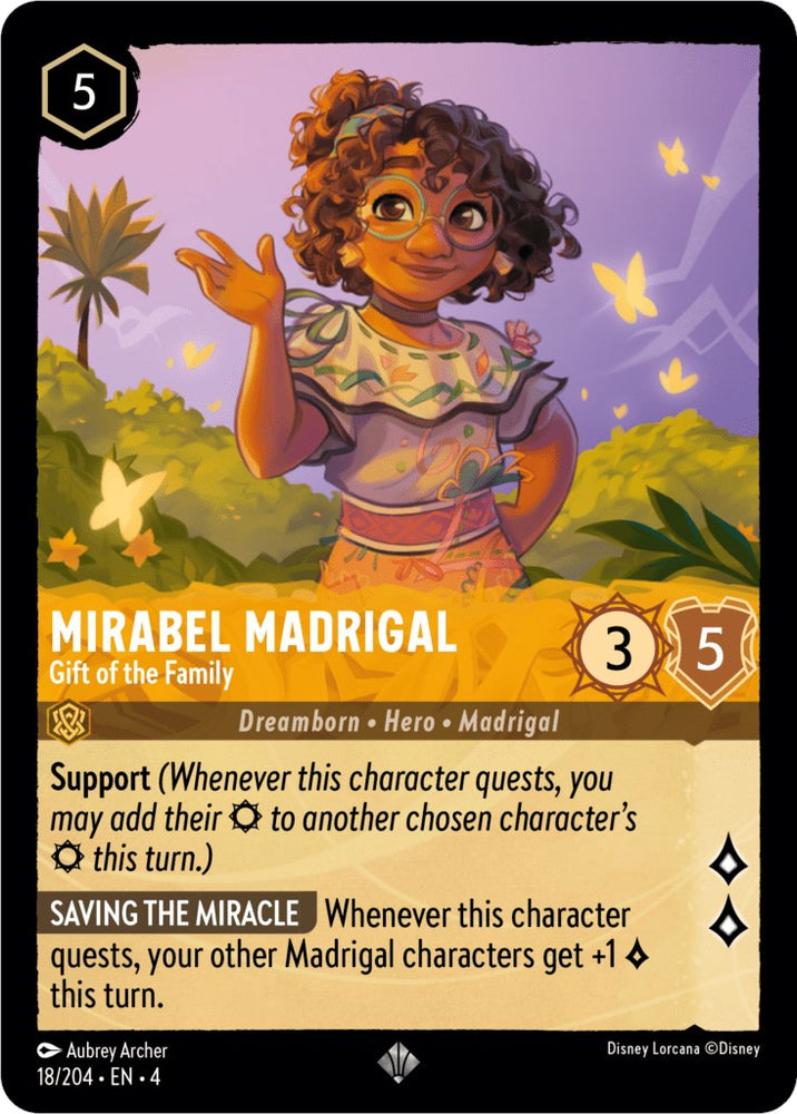 Mirabel Madrigal - Gift of the Family (18/204) [Ursula's Return] - PokeCharles PokeStore