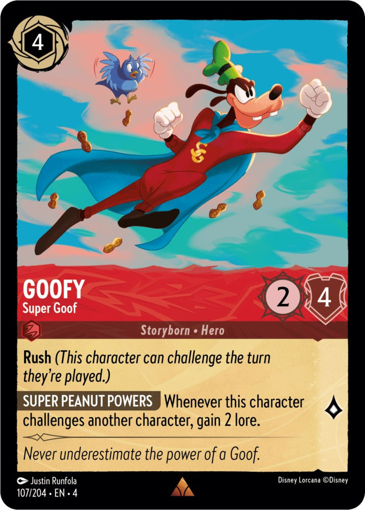 Goofy - Super Goof (107/204) [Ursula's Return] - PokeCharles PokeStore