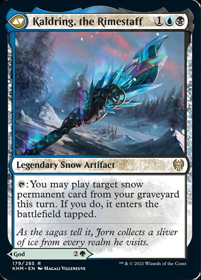 Jorn, God of Winter // Kaldring, the Rimestaff [Kaldheim] - PokeCharles PokeStore
