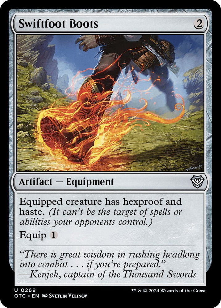 Swiftfoot Boots [Outlaws of Thunder Junction Commander] - PokeCharles PokeStore