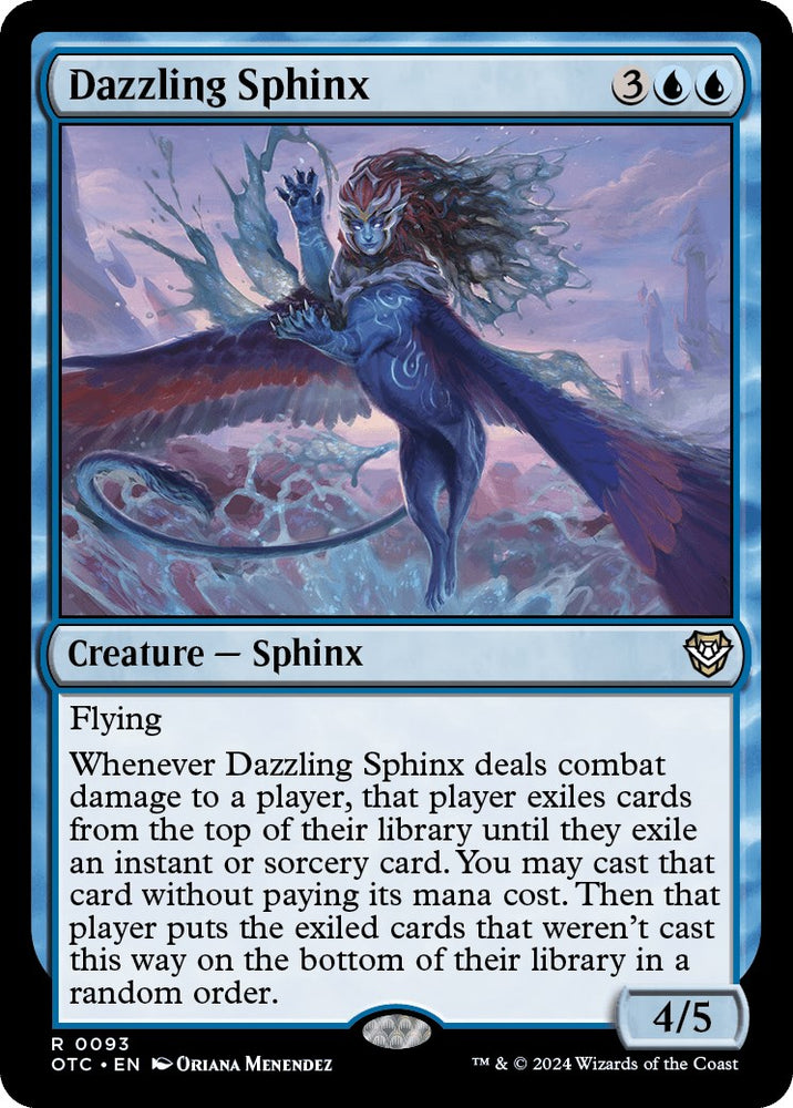 Dazzling Sphinx [Outlaws of Thunder Junction Commander] - PokeCharles PokeStore
