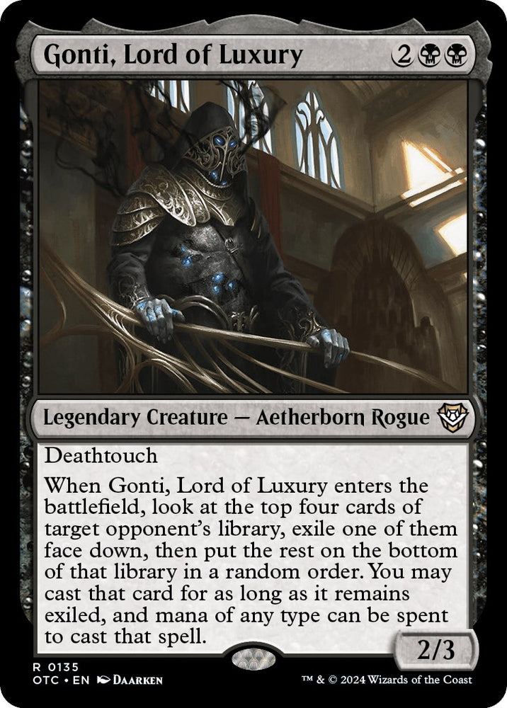 Gonti, Lord of Luxury [Outlaws of Thunder Junction Commander] - PokeCharles PokeStore