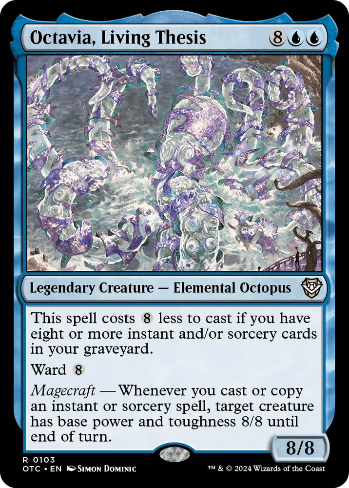Octavia, Living Thesis [Outlaws of Thunder Junction Commander] - PokeCharles PokeStore