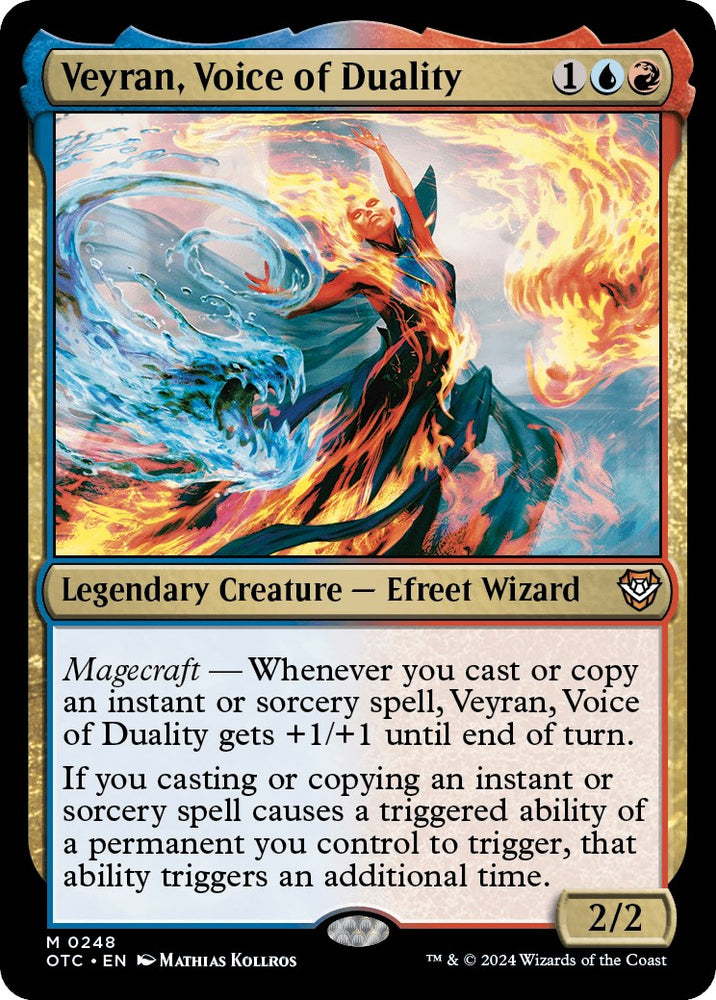 Veyran, Voice of Duality [Outlaws of Thunder Junction Commander] - PokeCharles PokeStore