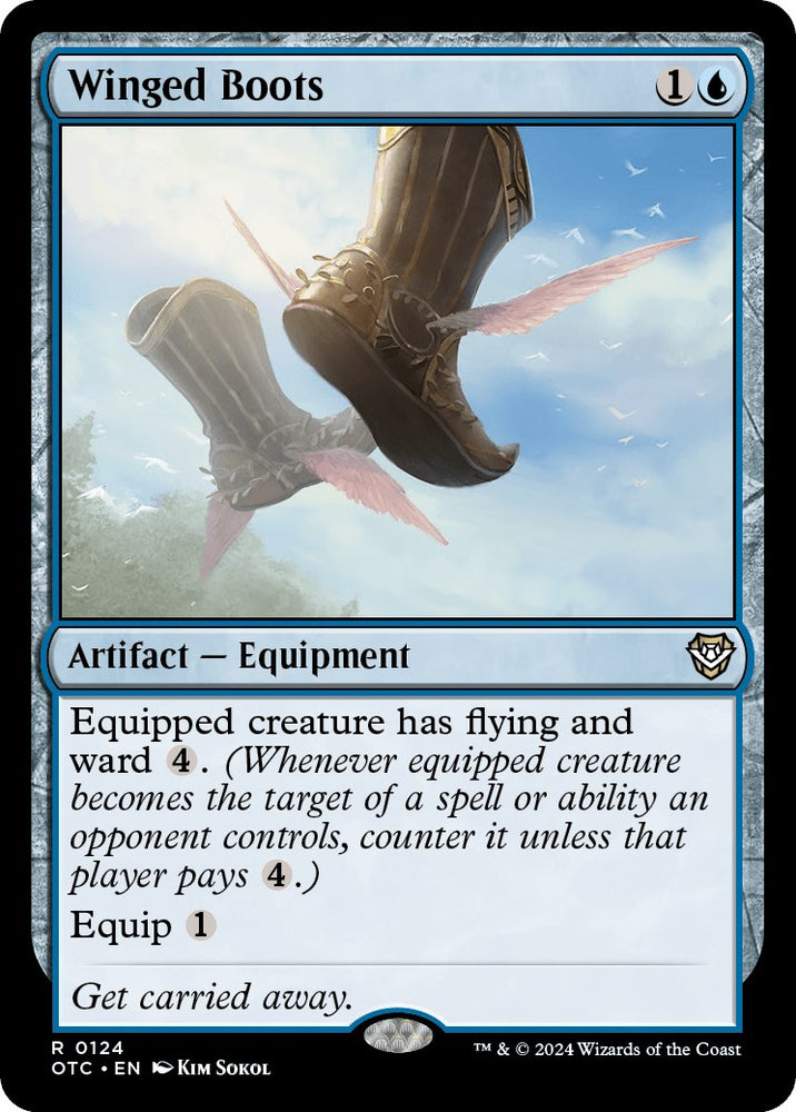 Winged Boots [Outlaws of Thunder Junction Commander] - PokeCharles PokeStore