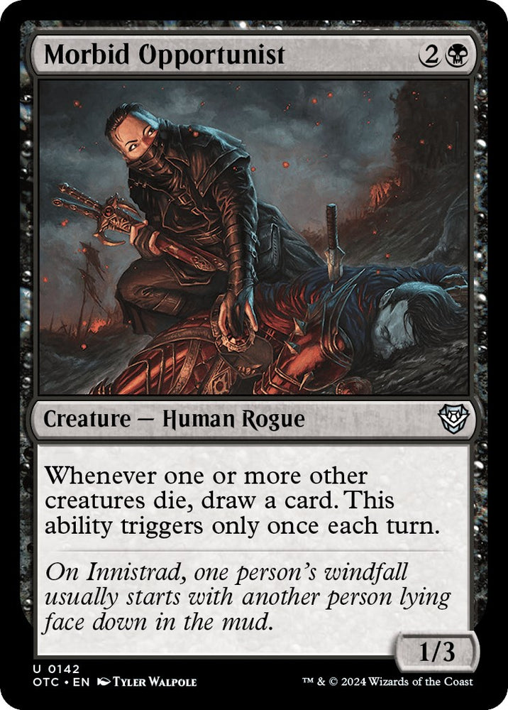 Morbid Opportunist [Outlaws of Thunder Junction Commander] - PokeCharles PokeStore