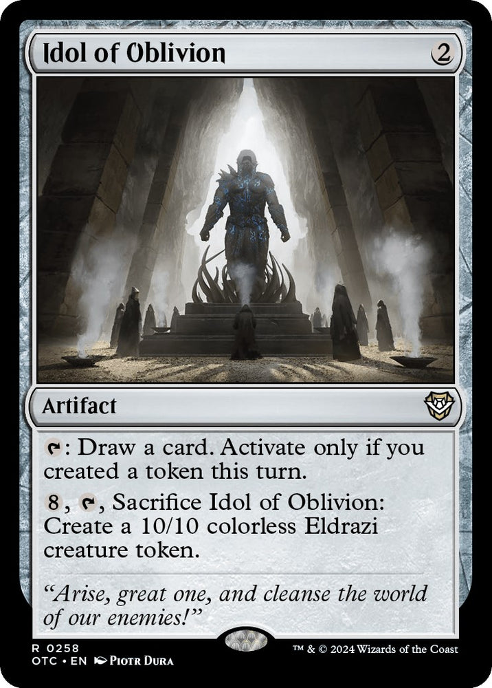 Idol of Oblivion [Outlaws of Thunder Junction Commander] - PokeCharles PokeStore