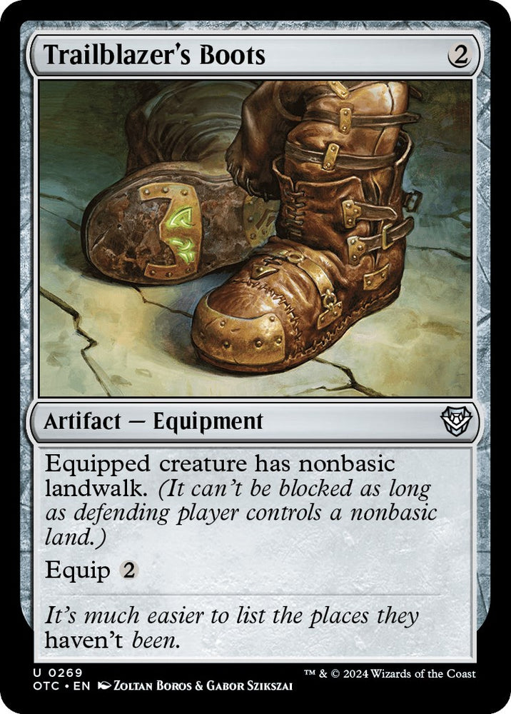 Trailblazer's Boots [Outlaws of Thunder Junction Commander] - PokeCharles PokeStore