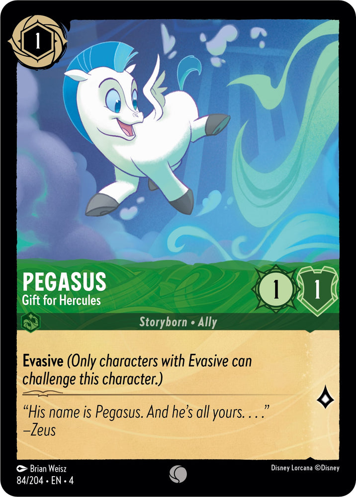 Pegasus - Gift for Hercules (84/204) [Ursula's Return] - PokeCharles PokeStore