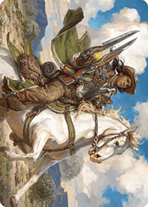 Wylie Duke, Atiin Hero Art Card [Outlaws of Thunder Junction Art Series] - PokeCharles PokeStore