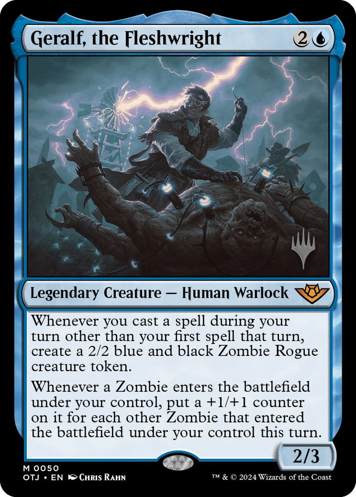 Geralf, the Fleshwright (Promo Pack) [Outlaws of Thunder Junction Promos] - PokeCharles PokeStore
