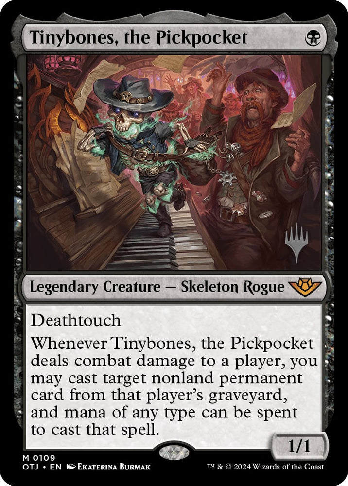 Tinybones, the Pickpocket (Promo Pack) [Outlaws of Thunder Junction Promos] - PokeCharles PokeStore
