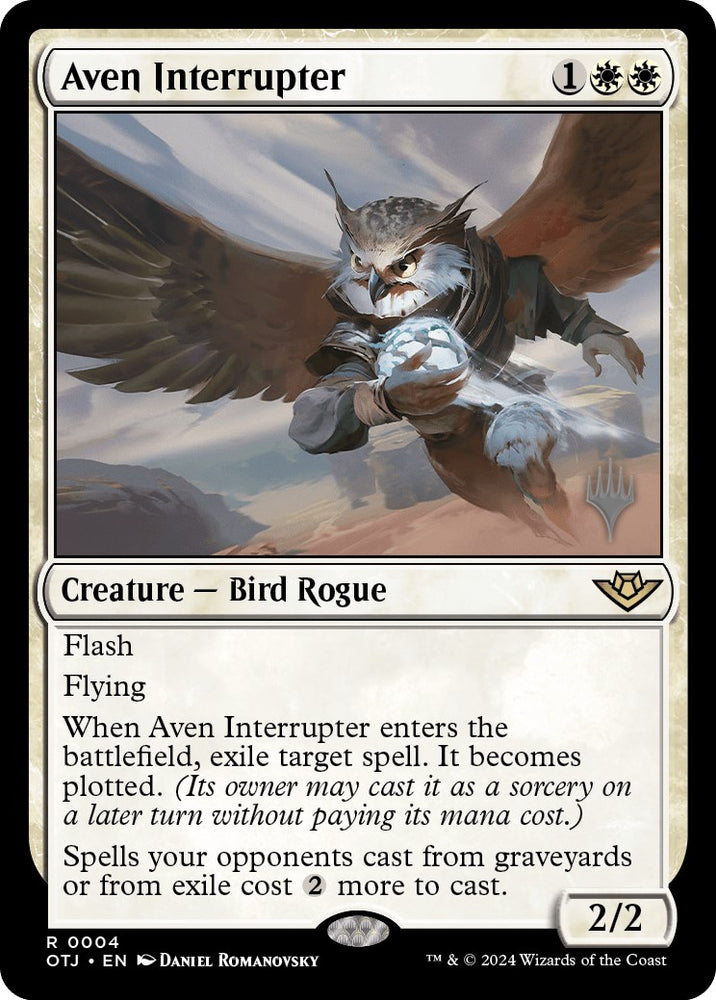 Aven Interrupter (Promo Pack) [Outlaws of Thunder Junction Promos] - PokeCharles PokeStore