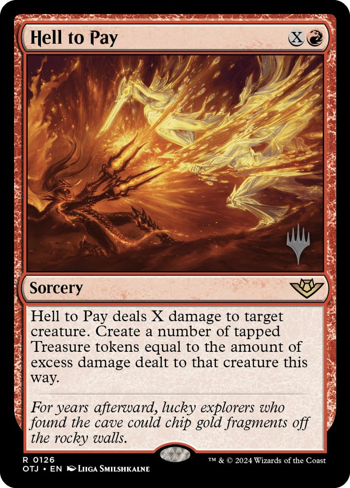 Hell to Pay (Promo Pack) [Outlaws of Thunder Junction Promos] - PokeCharles PokeStore