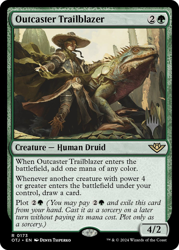 Outcaster Trailblazer (Promo Pack) [Outlaws of Thunder Junction Promos] - PokeCharles PokeStore