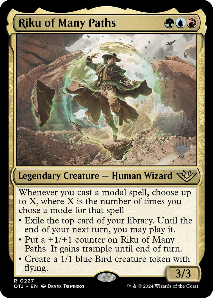 Riku of Many Paths (Promo Pack) [Outlaws of Thunder Junction Promos] - PokeCharles PokeStore