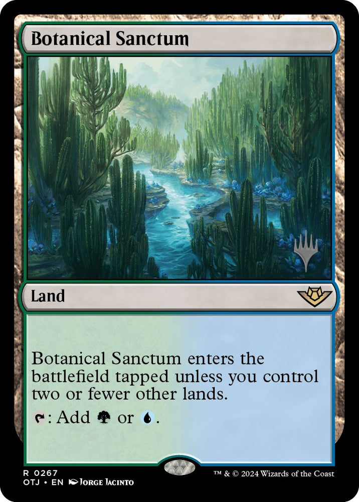 Botanical Sanctum (Promo Pack) [Outlaws of Thunder Junction Promos] - PokeCharles PokeStore
