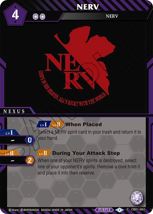 NERV (CB01-062) [Collaboration Booster 01: Halo of Awakening] - PokeCharles PokeStore