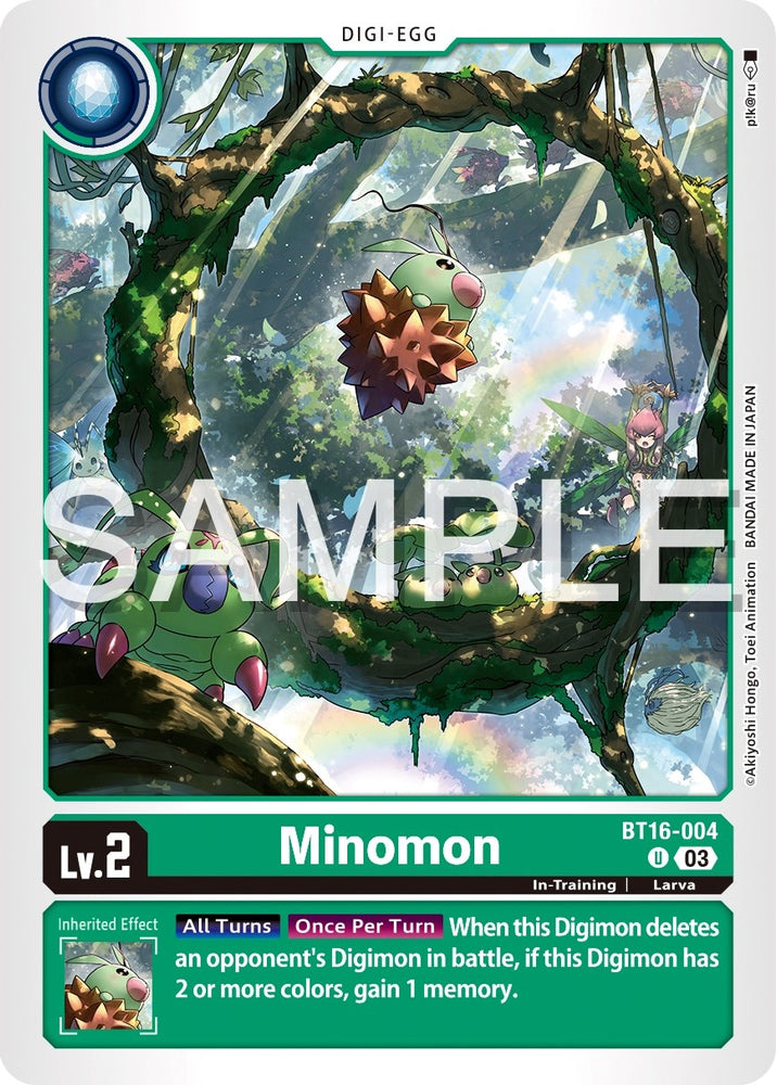 Minomon [BT16-004] [Beginning Observer] - PokeCharles PokeStore