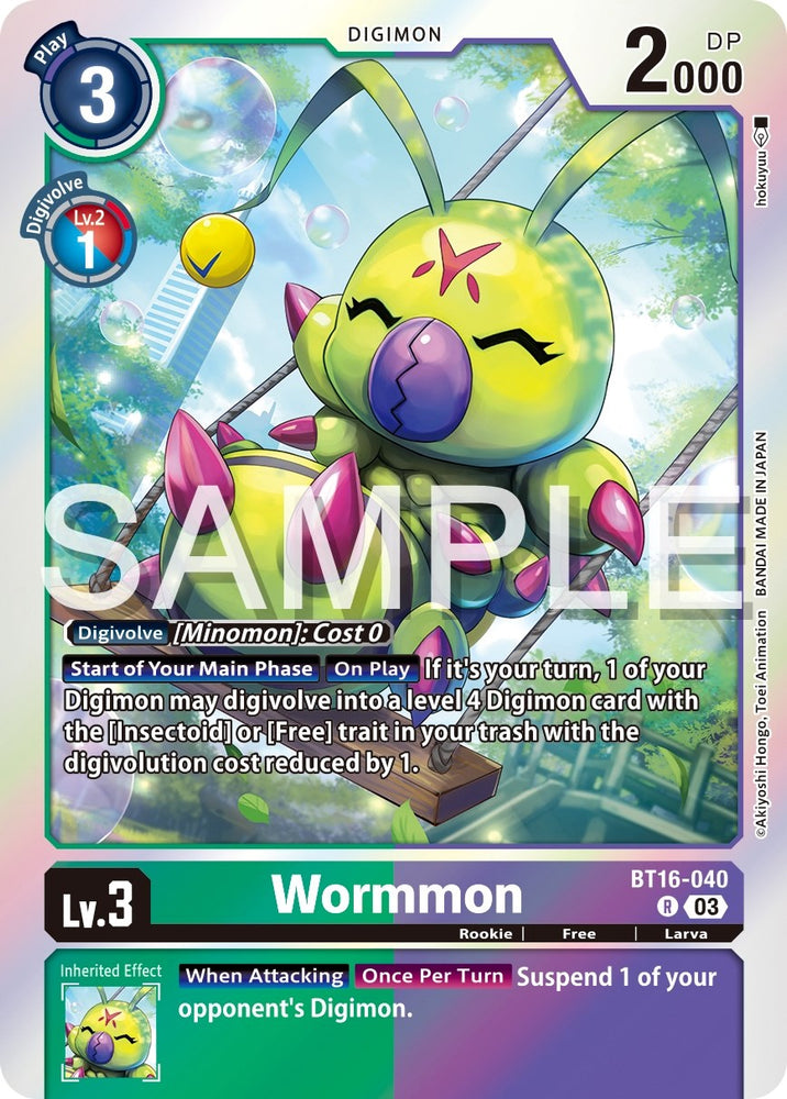 Wormmon [BT16-040] [Beginning Observer] - PokeCharles PokeStore