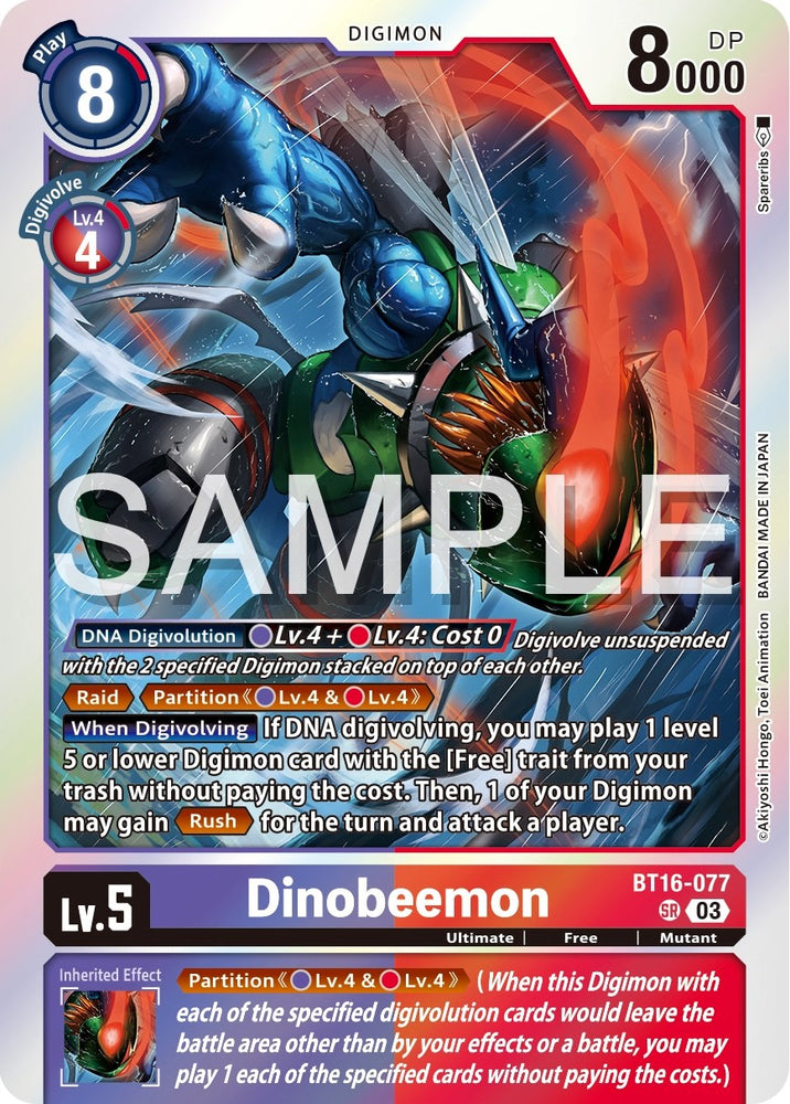 Dinobeemon [BT16-077] [Beginning Observer] - PokeCharles PokeStore