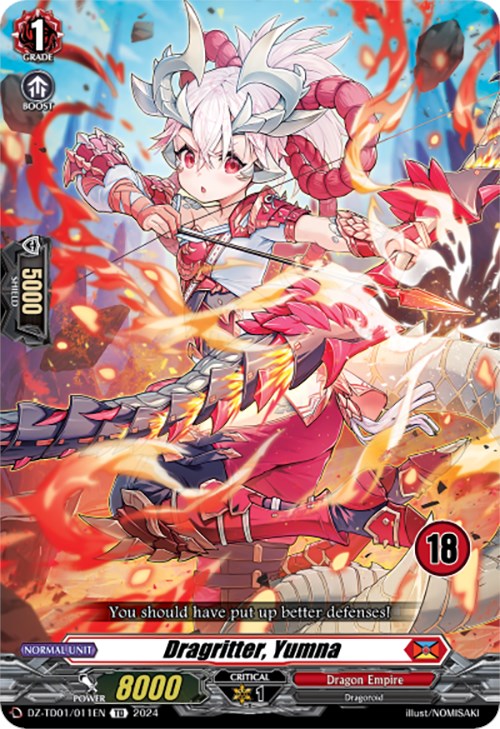 Dragritter, Yumna (18) (DZ-TD01/011EN) [Start Up Trial Deck: Dragon Empire] - PokeCharles PokeStore