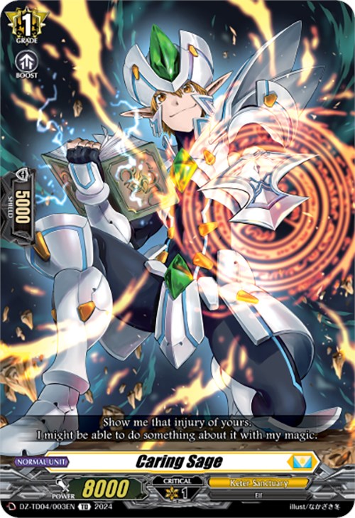 Caring Sage (DZ-TD04/003EN) [Start Up Trial Deck: Keter Sanctuary] - PokeCharles PokeStore