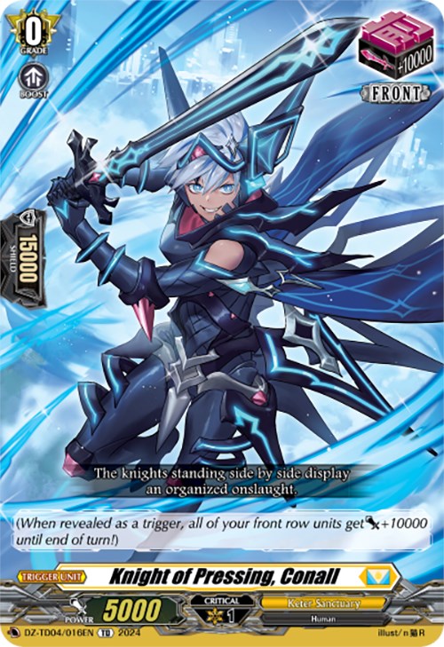 Knight of Pressing, Conall (DZ-TD04/016EN) [Start Up Trial Deck: Keter Sanctuary] - PokeCharles PokeStore
