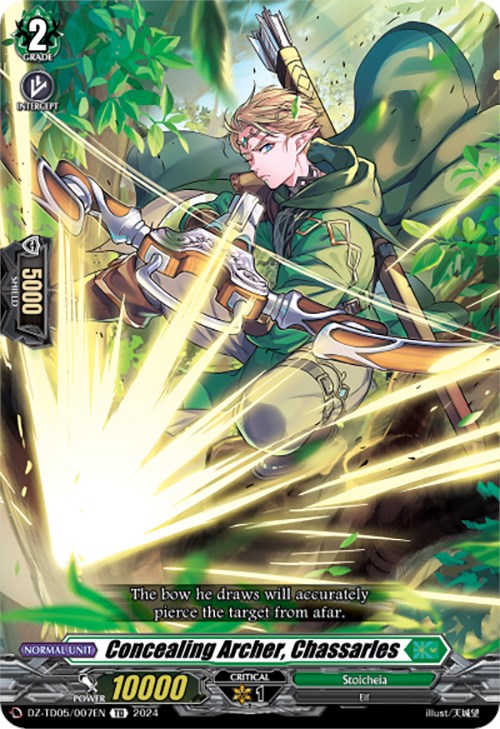 Concealing Archer, Chassarles (DZ-TD05/007EN) [Start Up Trial Deck: Stoicheia] - PokeCharles PokeStore